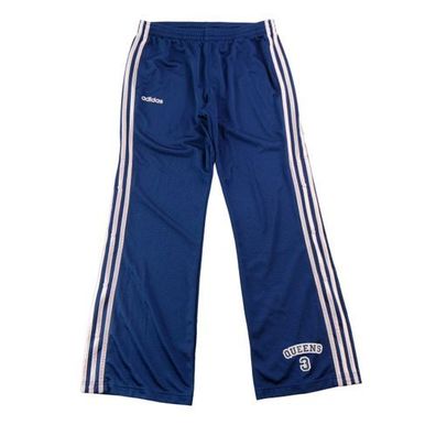 Adidas Damen Joggings Tearaway Druckknopfhose Mesh Größe M #QWE3690