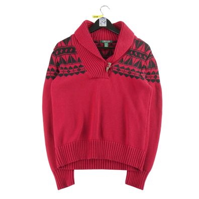 Lauren Ralph Lauren Damen Roter Pullover Größe M #QWE1649