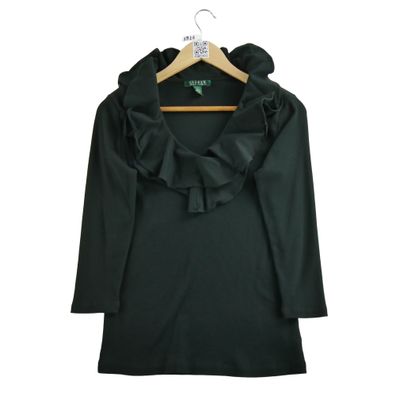 Lauren Ralph Lauren Damen Schwarzer Pullover Größe L #QWE3925