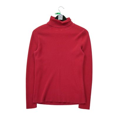 Lauren Ralph Lauren Damen Rollkragenpullover Rot Größe L #QWE0418