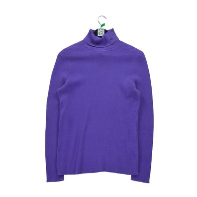 Lauren Ralph Lauren Damen Rollkragenpullover Lila Größe XL #QWE0529