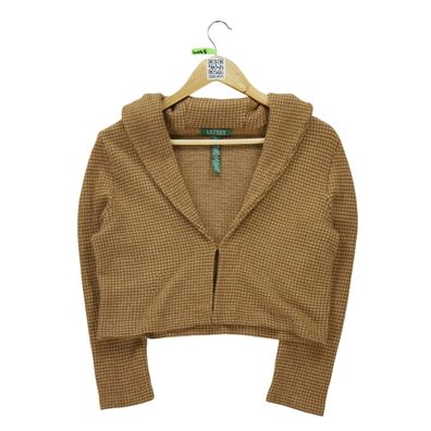 Lauren Ralph Lauren Damen braune Wollwesten Größe M #QWE4045