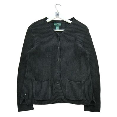 Lauren Ralph Lauren Damen Seiden-Strickjacke Größe M #QWE0931