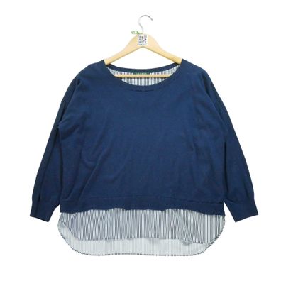 Lauren Ralph Lauren Damen Navy Pullover Größe L #QWE4172