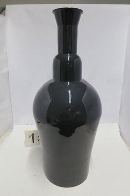 Gilde Vase, "Filu", Metall, schwarz, VE 1, L. 24,5 cm, B. 24,5 cm, H. 55 cm Höhe: