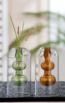 Gilde Vase "Bubbles" 39868