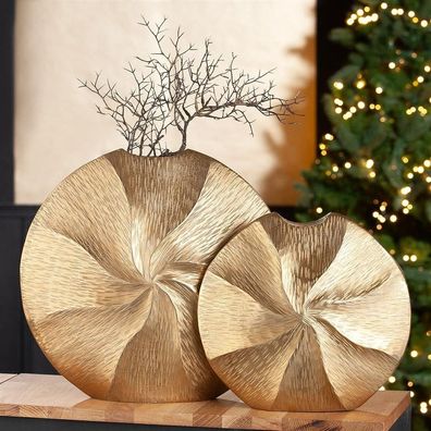 Gilde Alu Vase Sunny 69165