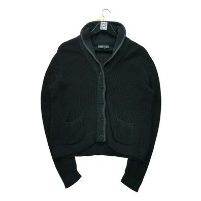 Lauren Ralph Lauren Damen Schwarzer Strickjacke Größe XL #QWE1244