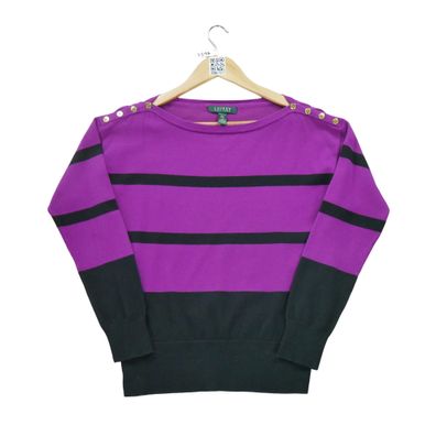 Lauren Ralph Lauren Damen lila Pullover Größe L #QWE7480