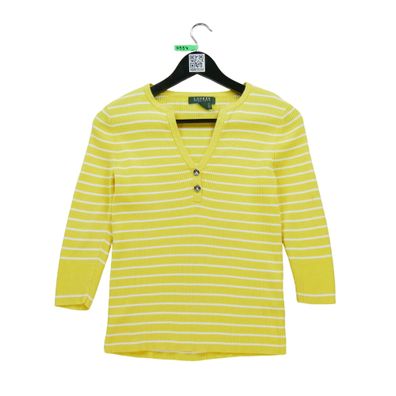 Polo Ralph Lauren Damen Gelber Pullover Größe M #QWE0671