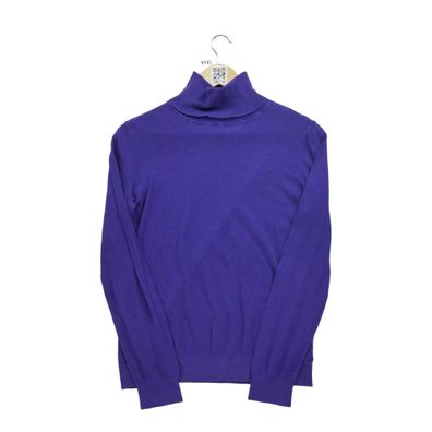 Polo Ralph Lauren Damen Rollkragenpullover in Lila Größe L #QWE3787