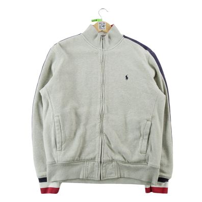 Sweatshirt Herren Stehkragen mit Reißverschluss Größe L #QWE4026