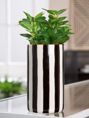 Gilde Keramik Flache Vase Colare