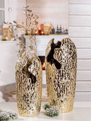 Gilde Vase "Crepa" H. 27 cm 34738