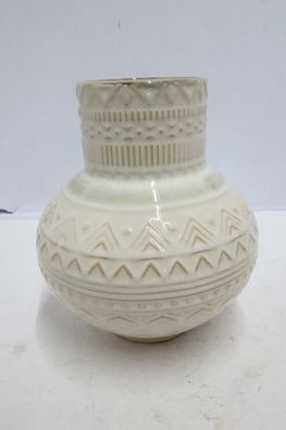 Gilde Vase, "Inka", Keramik, creme, VE 2, H. 20 cm, D. 17 cm Höhe: 20.00 cm Durchm