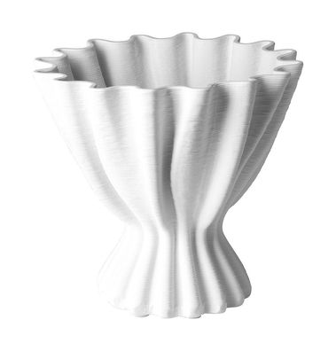 Fink JANNE, Vase, Porzellan, Struktur, off white, L. 18 cm, B. 18 cm, H. 16.5 cm,