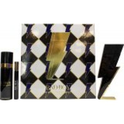 Carolina Herrera Bad Boy Giftset Edt Spray 100ml/Edt Spray 10ml/Deo Spray 100ml 210ml