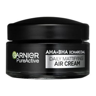 Garnier Pure Active AHA + BHA Charcoal Daily Mattifying Air Cream