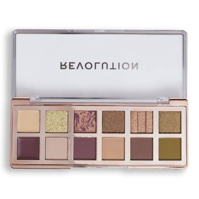 Makeup Revolution, The Eternal Icon Green, Lidschatten-Palette, 12 Farben, 8 g