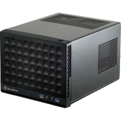 Silverstone Geh SST-SG13B, Cube, mITX USB3, schwarz retail