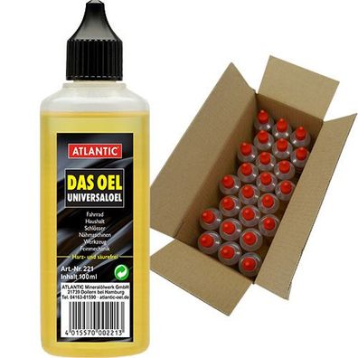 Atlantic Universalöl DAS OEL Flasche 100ml / Karton mit 24 Stk