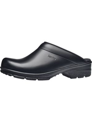 Sanita Herren Arbeit Clog offen San-Duty-Ob Open Black