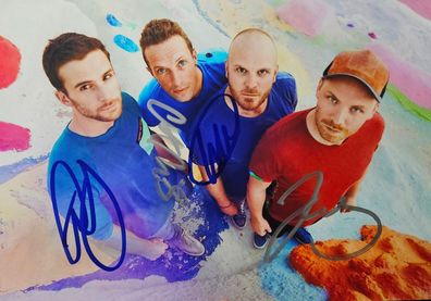 Coldplay Autogramm 20x30 Sammlerstück