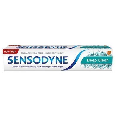 Sensodyne Tiefenreinigung Fluorid-Zahnpasta, 75 ml