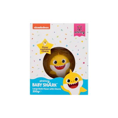 Baby Shark Bath Fizzer With Charm 200g - Blue