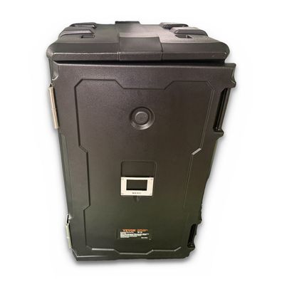 VEVOR Thermobox 120 L Isolierbox rollbar Frontlader fér Catering Schwarz