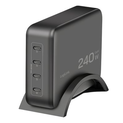 LogiLink PA0353, Drinnen, AC, 28 V, 1 m, Schwarz