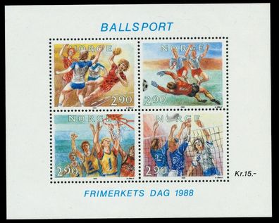 Norwegen Block 10 postfrisch X911AA2