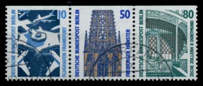 BERLIN Zusammendruck Nr W85 gestempelt 3ER STR X74B5C6