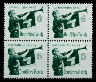 3. REICH 1935 Nr 584y postfrisch Viererblock X77D2E6
