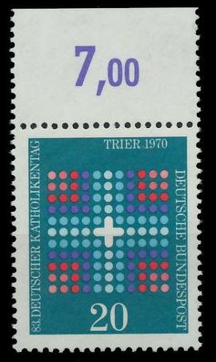 BRD 1970 Nr 648 postfrisch ORA X7F375A