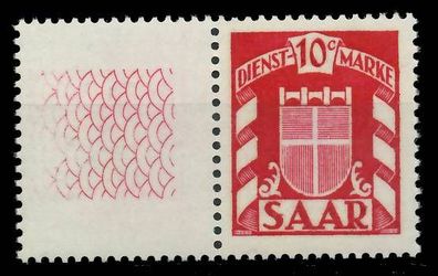 SAAR Dienstmarken Nr 33Ll postfrisch S606ACE