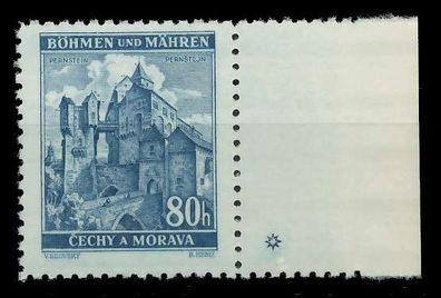 BÖHMEN MÄHREN 1939-1940 Nr 40PlSt1R postfrisch X82869A