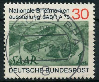 BRD 1970 Nr 619 zentrisch gestempelt X832B5E