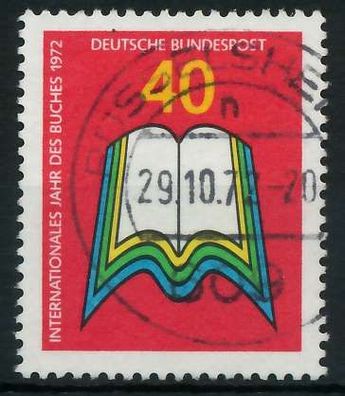 BRD 1972 Nr 740 zentrisch gestempelt X84F062