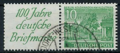 BERLIN Zusammendruck Nr W9 gestempelt WAAGR PAAR X900FC2