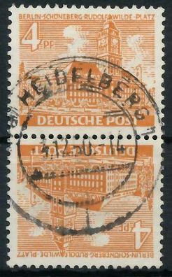 BERLIN Zusammendruck Nr SK2 zentrisch gestempelt SENKR PAAR X900FE2