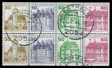 BERLIN Heftchenblatt Nr HB 20 zentrisch gestempelt X90100A