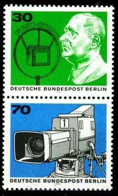 BERLIN Zusammendruck Nr B4 Zd4 postfrisch SENKR PAAR S95AB92