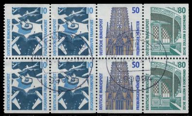 BRD BUND Heftchenblatt Nr HB 30 zentrisch gestempelt X90EE46