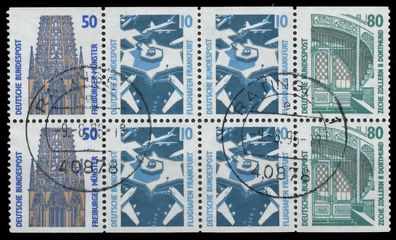 BRD BUND Heftchenblatt Nr HB 33 zentrisch gestempelt X90EE56