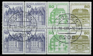 BRD BUND Heftchenblatt Nr HB 29 zentrisch gestempelt X90EE9E