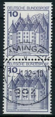BRD BUND Zusammendruck Nr 913CIu+913DIu zentrisch gestempelt X936126