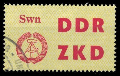 DDR DIENST Laufkontrollzettel Nr 15 gestempelt X1CD962