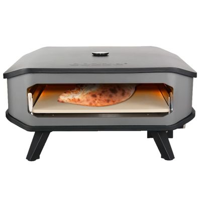 Cozze 90347 XXL Gas-Pizzaofen 17 Zoll bis 400 Grad mit Pizzastein 8 kW