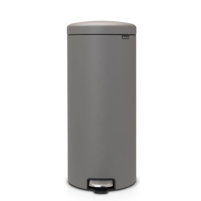 Brabantia Treteimer newIcon 30 L Edelstahl mit Kunststoffeinsatz Grau